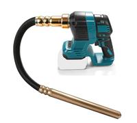 Vibromasseur béton sans fil compatible avec batterie Makita 18 V | Tisonnier à béton sans balais, diamètre de la tige 35 mm, outil vibrant portatif pour enlever les bulles d'air