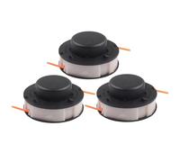 Vibsky Bobine et Ligne de Tonte 3 pièces 1,6 mm x 5 m pour modèles FSA56, FSE41, FSE52, PP500 - Compatible avec STIHL FSA 56 FSE 41 52, Bobine de Remplacement Bobine de Fil debroussailleuse