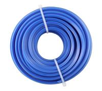 Vibsky Fil de débroussailleuse carré en nylon Bleu 4 mm Rouleau de 10 m avec alimentation manuelle Outils de jardin