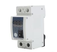 Vibsky Interrupteur de limitation de courant réglable 40 A avec affichage LED, disjoncteur à déconnexion automatique pour tests électroniques, boîtier résistant à la chaleur pour et utilisation