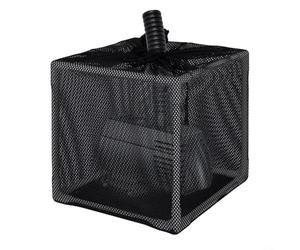 Vibsky Kit de filtre de bassin de 25,4 cm, sac de filtre anti-encrassement avec support pour pompe de bassin de jardin, boîtier de clarificateur d'eau en plastique robuste