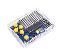 Vibsky Kit de soudure électronique à monter soi-même, console de jeu, appareil portable avec 4 pour jeux classiques, LED RVB, alimentation USB 5 V, projet éducatif STEM, étudiants et amateurs
