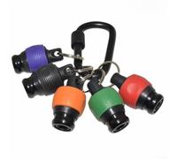 Vibsky Lot de 5 porte-embouts de tournevis portables pour électriciens | Poignée en forme de boule, matériau de coussin doux, facile à attacher, s'adapte aux porte-clés, alternative au conducteur