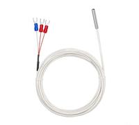 Vibsky Sonde de capteur de température en acier inoxydable 304 Pt100, thermistance à 3 fils, plage de mesure de -50 à 450 °C, catégorie A pour laboratoire et industrie (3 mètres)