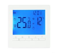 Vibsky Thermostat d'ambiance numérique pour chauffage central, contrôleur de température programmable avec écran LCD, verrouillage enfant, capteur intégré, fonction antigel