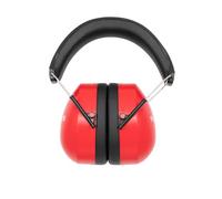 VIC FIRTH - KIDP2 - Casque Over Ear Noise Canceling pour enfants, réduction du bruit 25 dB, protection auditive pour concerts et activités, bandeau rembourré, étui inclus, couleur rouge