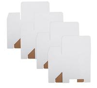 VICASKY 10 Pièces Boîte en Carton Ondulé Blanc pour Emballage et Transport Robuste, Compartimentée pour Bouteilles de Vin, pour Déménagement et Expédition Sécurisée