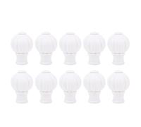 VICASKY 10 Pièces Embout Décoratif pour Tringle à Rideaux, Plastique | Usage Maison ou Bureau, Structure Robuste et Fixation Soignée, Lot de Deux Pièces, Style Créatif
