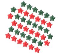 VICASKY 100 Pièces Breloque Étoile en Résine Noël pour Diy, Lot Créatif | Flatback, Application Facile, Style Festif pour Paquet et Coque de Téléphone, , Idée Créative