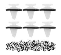 VICASKY 100pièces Clips de Fixation Plastique pour Panneaux de Porte de Voiture Attaches Intérieures Durables pour Garniture et Moulures Compatible avec Modèle Cheetah