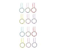 VICASKY 12 Pièces Couronne de Fleurs LED Lumineuse Tête Lumineux pour Mariage Fête et Festival Accessoire Cheveux avec Modes Flash et Filles