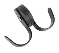 VICASKY 2 Pièces Crochet Magnétique Noir sans Perçage | Fixation Réutilisable, Aimant en Fer Solide, Surface Lisse sans Bavures, Cuisine, Réfrigérateur, Brosses et Accessoires