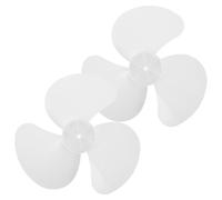 VICASKY 2 Pièces Pale de Ventilateur Électrique 12 Pouces 3 Pales en | Pièce de Rechange pour Ventilateurs Industriels et Commerciaux, Trou Central 0,8cm, Montage Rapide, Équilibrage Précis