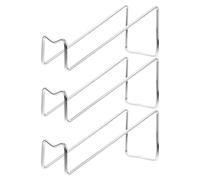VICASKY 2 Pièces Porte-Bouteille de Vin en Fer, Support de Table | Rangement pour Bouteilles et Petits Objets, Décor de Comptoir Soigné, Style Luxueux, Usage Table