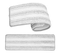 VICASKY 2 Pièces Recharge pour Balai Plat en Tissu Oxford Éponge et Nylon, Forte Absorption D'eau, Facile à Installer, pour Sols en Bois et Carrelage Restaurants et Bureaux