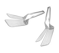 VICASKY 2 Pièces Spatule Cuisine en Acier Inoxydable Pince Antidérapante pour Retourner Aliments, Cuisine, Multifonctionnelle et Résistante