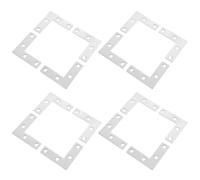 VICASKY 20 Ensembles Équerres Métalliques d'angle en Acier Inoxydable 90 Degrés pour Meubles Cuisine et Fenêtres, Support Résistant à l'usure avec Installation Rapide et Vis Incluses