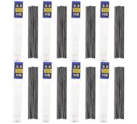 VICASKY 24 Boîtes Recharges pour Porte-mine 0,9mm Graphite Noir Hb | Écriture Stable et Fluide, Compatibilité Large, Traçage Précis pour Designers et Architectes, Lot de Boîtes