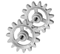 VICASKY 2pcs Rouages Rotatifs en Métal pour Barbecue, Accessoires DIY de Remplacement, Équipement Solide pour Rôtisserie, pour Cuisson Extérieure