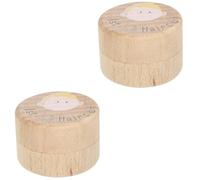 VICASKY 2pièces Boîte à Cheveux Bois Pour Rangement Souvenir De Première Coupe De Cheveux Coffret Mémorable Pour Fille Et Garçon