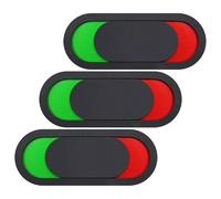 VICASKY 3 Pièces Panneau de Confidentialité pour Toilettes de Bureau Pmma | Signalisation Pratique à Double État, Usage en Bureau et Identification, Structure Solide, Format Discret