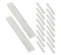 VICASKY 42 Pièces Crayon Marqueur en Stéatite Plat Naturel pour Chantier et Soudure, Matériau Anti-poussière Marquage Visible Épais, de 68x8x4,2 Mm