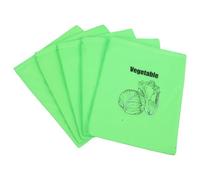 VICASKY 5 Pièces Paquet de Conservation Frais Vert à Cordon Épais pour Fruits et Légumes, Chauffant Réutilisable de Grosse Capacité en Polyester et Film Aluminium, pour Stockage au