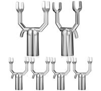 VICASKY 6 Pièces Étai d'arbre Fruitier en Alliage D'aluminium, Argenté | Protection Vent et Neige, Guidage Directionnel, pour Jardiniers, Arbres Jeunes, Usage Extérieur Solide