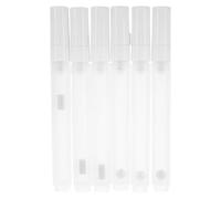 VICASKY 6 Pièces Marqueur de Peinture Rechargeable à Tête Ronde 4,5mm | Tube Vide en Plastique, Acier et Fibre, Marquage Modèle et Colis, Lot