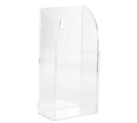 VICASKY Acrylique Boîte de Rangement Murale, 1 Grille pour Télécommande | Format Compact, Pose Murale Stable, Design Simple et Généreux, pour Télécommande et Mobile
