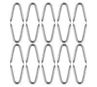 VICASKY Agrafes en Fer de U pour Grillage Fil, Attaches Métalliques Argentées pour Clôture, Installation Facile et Stabilité Maximale, Adaptées aux Espaces Extérieurs