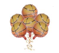 VICASKY Ballons en Aluminium Réutilisables 18 Pouces 12 de Ballon de Basket Élégante et Créative pour Décoration Anniversaire et Fête