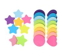 VICASKY Bloc-notes Adhésif Cœur Étoile Coloré, Papier Repositionnable sans | Notes Autocollantes pour École et Bureau, Multi-usage, Format Mémo, pour Élèves et Enseignants