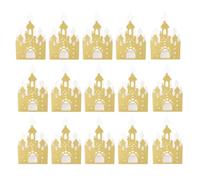 VICASKY Boîtes à Bonbons Élégantes en Papier Or Pailleté, Lot de 20pcs, Coffrets Cadeaux de Diplôme pour Fête ou Graduation Party Design Stylé et Décoratif