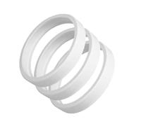 VICASKY C-10 Pneu de Nettoyage de Piscine 3 pièces en Caoutchouc Blanc à Haute efficacité de Nettoyage Compatible avec 180 280 360 380 pour Machine de Nettoyage de Piscine, Usage