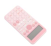 VICASKY Calculatrice Scientifique Étudiante Rose Écran 12 Chiffres Grand Format, Fonction Calcul Avancée pour Bureau et Examens Comptabilité