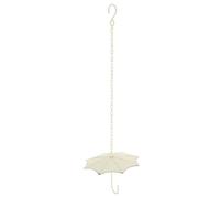 VICASKY Chaîne décorative en métal avec Crochet de Suspension pour Parasol, Support pour jardinière, Lanterne, mangeoire à Oiseaux, Beige, pour terrasse ou pelouse.