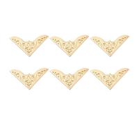VICASKY Coins Métalliques Style Vintage de Protection Lot de 20 en Fer Doré pour Album et Carnet pour Loisirs Créatifs et Décoration Soignée