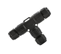 VICASKY Connecteur de Câble Étanche Ip68 0,5-2,5mm² à 3 Broches en Nylon Pa66 et Laiton, Performance D'isolation Sécurisée pour Rallonge Extérieure