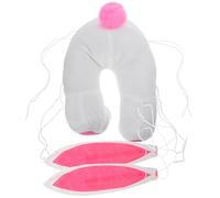 VICASKY Couronne de Lapin de Pâques Décorative, Style Adorable pour DIY | Tissu et PP Coton, Structure Simple et Soignée, Finition Créative, pour Porte ou Fête Saisonnière