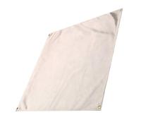 VICASKY Couverture Ignifugée Tapis de Barbecue en Fibre de Verre Blanc, Protection Thermique, pour Barbecue Extérieur et Patio, Protège Les Surfaces Sol du Brûleur