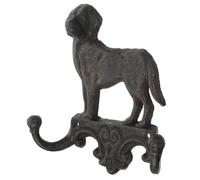 VICASKY Crochets Muraux Décoratifs en Fonte, Double Crochet Animal Vintage | Finition Polie, Surface Lisse et Robuste, pour Décoration Maison et Cour, Style Campagne Américaine