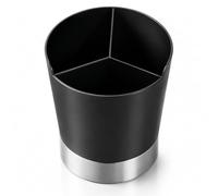 VICASKY Distributeur De Pailles Multifonction Porte-Ustensiles De Comptoir À 3 Compartiments Organisateur Pour Pailles Agitateurs Et Cuillères Rangement Compact Pour Cuisine Et Bar