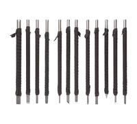 VICASKY Ensemble D'outils de Sculpture sur Bois 12 Pièces avec Paquet en Acier Étanche et Antirouille, pour Artistes et Professionnels du Bois en Atelier de Sculpture