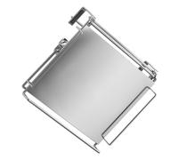 VICASKY Étagère en Acier Inoxydable Forte Capacité de Charge Argenté Pliable sans Perçage Cuisine pour Hôtels et Salles de Bains
