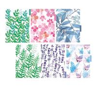 VICASKY Intercalaires à Onglets pour Organiser Pages et Documents Scolaires ou Familiaux pour Classeur Lot de 6 en Pp Transparent, Séparateurs Colorés 30 Trous