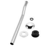 VICASKY Kit de Pièces pour Urinoir, Tube Coudé 30cm, Acier Inoxydable | Joint en Caoutchouc, Couvercle Décoratif, pour Urinoir et Toilettes, Rénovation Salle de Bain, Accessoires Plomberie