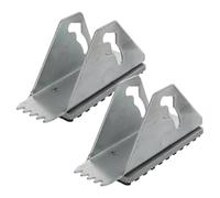 VICASKY Kit de Pieds Antidérapants pour Échelle D'extension 1 Paire en Caoutchouc et Fer pour Terrain Irrégulier, Coussinage et Support Renforcé