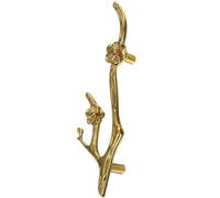 VICASKY Laiton Poignée Motif Branche Fleurie pour Armoire et Bibliothèque | Style Ferme, Vintage et Moderne, Finition Or, Usage Chambre D’garçon et Filles ou Salle de Bain