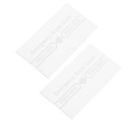 VICASKY Lot de 2 Couvercles en Verre Transparent pour Interrupteur Manuel D’Alarme Incendie Résistance Haute Température Couverture D’Alarme Incendie Étanche Panneau de Commande
